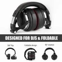 Pro Wired DJ Headphones with Mic #4