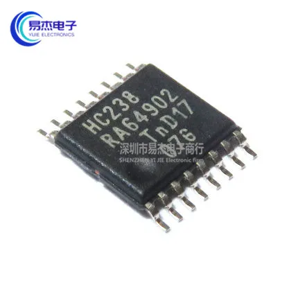 

Original imported 74hc238pw silk screen printing c238 tssop-16 signal switch multiplexer