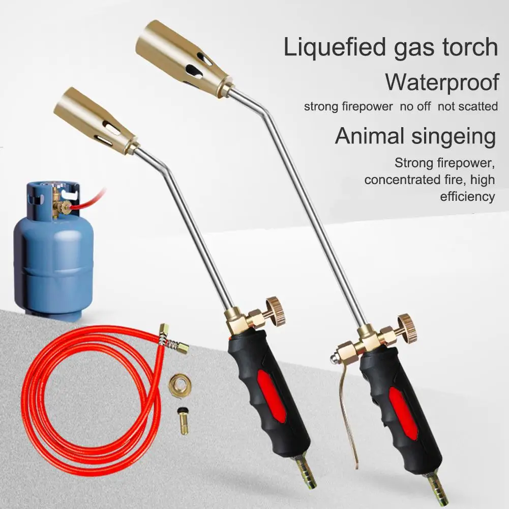 Waterproof Lpg Gas Torch High Temperature Pig Hair Burning Household Disinfections Device #35