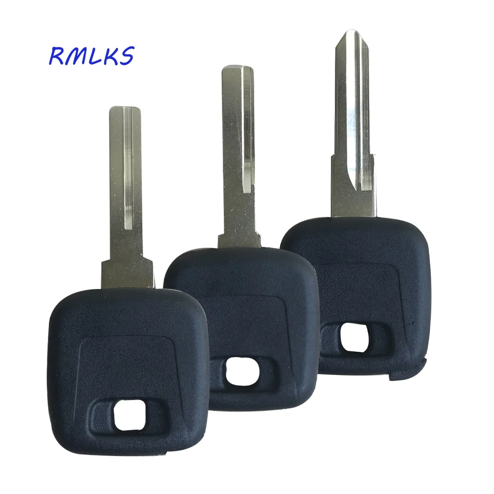 Transponder Key Blank Schlüssel Abdeckung Shell Fit Für Volvo S40 V40 Transponder Schlüssel Shell Chip Schlüssel Fall Uncut NE66 NE51 HU56R Klinge