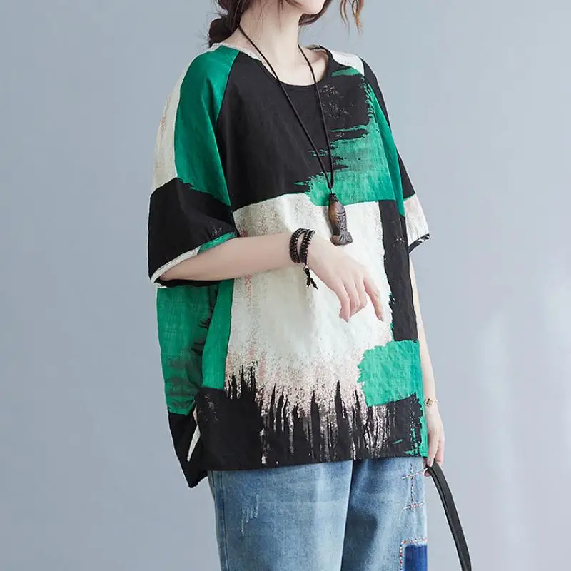 Oversized Cotton Summer T Shirt Women Korean Vintage Tee Shirt 2024 Tops Oversize T-shirt Casual Woman Tshirt Camiseta Mujer