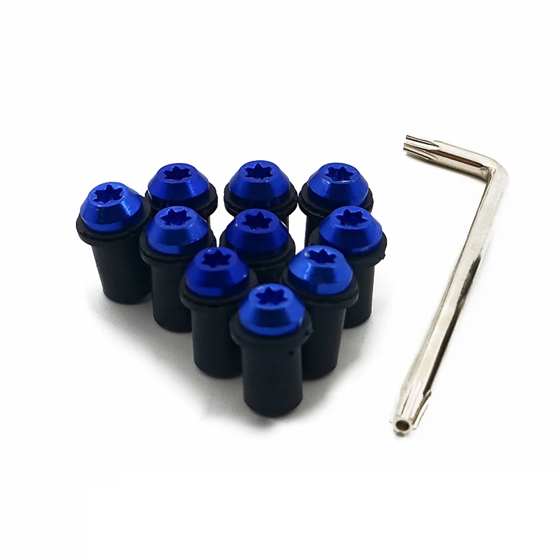 M5 Fastener Nuts Windscreen Windshield Screw Mounting Bolts For Suzuki GSXR GSX-R 600 750 1000 K1 K2 K3 K4 K5 K6 K7 K8 K9 K11
