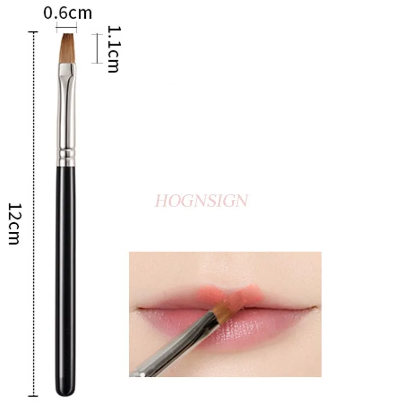 Mane Flat Head Lip Brush Retractable Portable Lip Lipstick Brush Beginner Makeup Concealer Sale