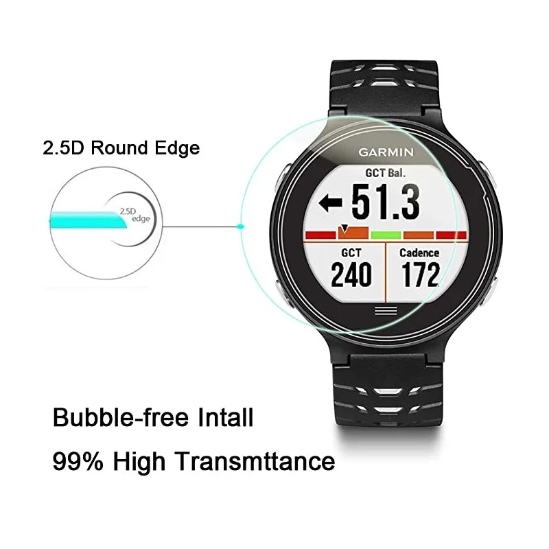 3PCS Smart Uhr Screen Protector für Garmin Forerunner 235 230 225 220 620 630 645 Gehärtetem Glas Schutz Film