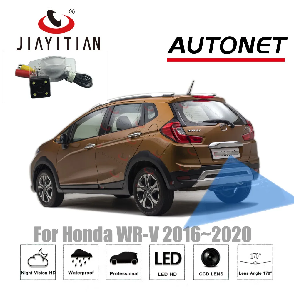 JIAYITIAN Rear View Camera For Honda WRV WR-V 2016 2017 2018 2019 2020 CCD Night Vision Backup camera License Plate camera