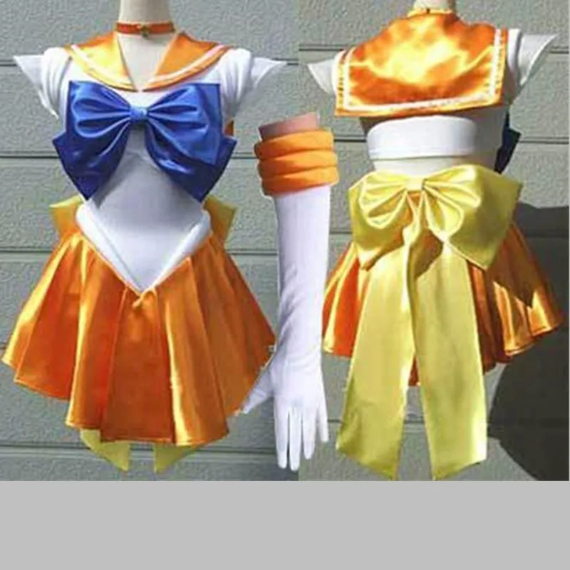 

Sexy Japan Sailor Moon Costume Uniform Gloves Headwear Cartoon Movie Women Halloween Cosplay Costume Girls Fancy Party Dress