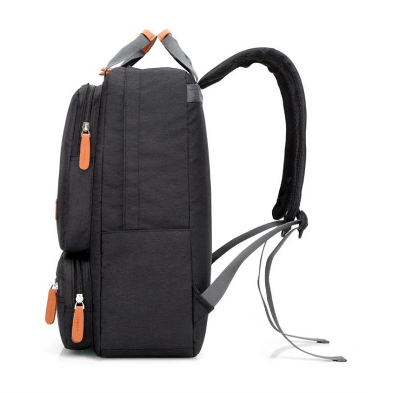 Men Casual Computer Backpack Light 15.6 Inch Laptop Lady Anti-Theft Travel Backpack Gray Student School Bag