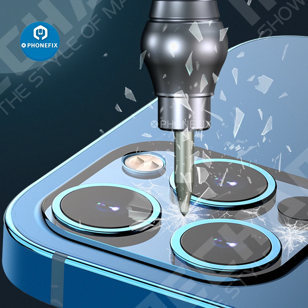 Mechanic iRock 5 Break Crack Diamond Pen Repair Back Cover Camera For iPhone 12 11 Rear Housing Battery Glass Lens Blasting Tool