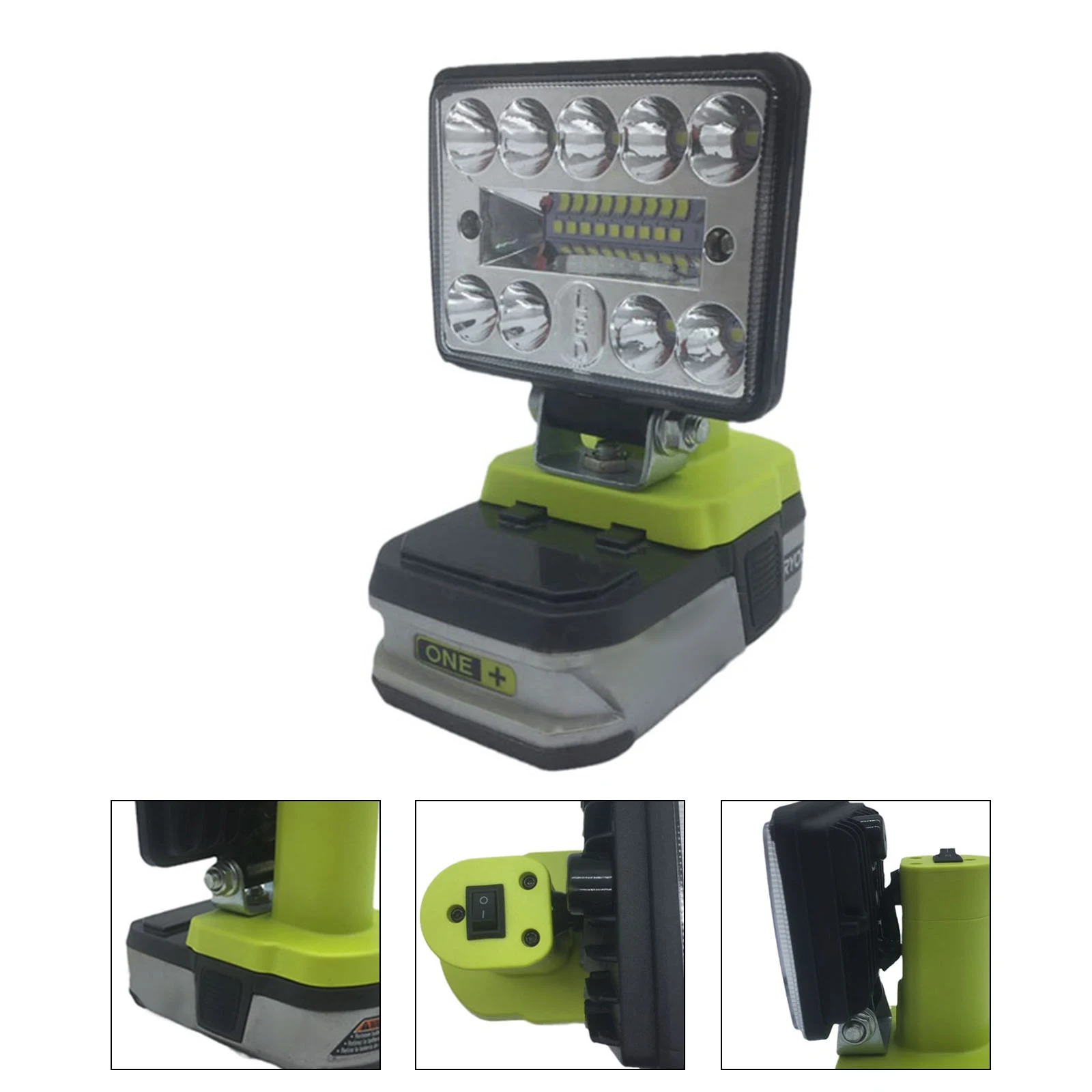 Cho Tay Co 15W Dụng Cụ Đèn Chiếu Sáng Trong Nhà Và Ngoài Trời Làm 18V Lithium Pin Đèn Trợ Sáng