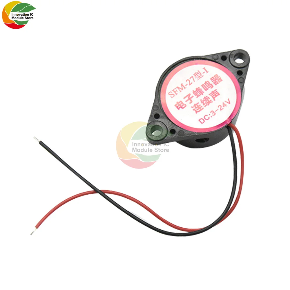 Electronic Buzzer SFM-27 Model DC6 DC3-24V Continuous Audible Alarm Electronic Buzzer Arduino Van Intermittent Continuous Buzzer