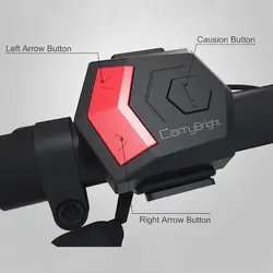 1 Set Bike Turn Signals Front Rear Light Cycling Warning LED Taillight Smart Wireless Remote Control Bicycle Tail Lamp