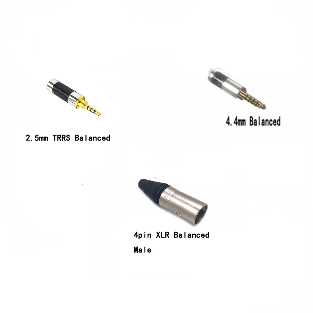 Thouliess HIFI посеребренный 4-контактный XLR/2,5 мм/4,4 мм сбалансированный кабель для обновления наушников для Fostex T60RP T20RP T40RPmkII T50RP