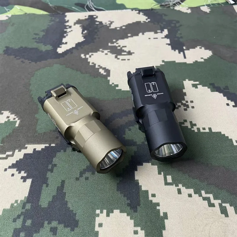 Baru Taktis X300 Ultra Pistol X300U 500 Lumen Keluaran Senjata Cahaya Lanterna Senter Glock 1911 Berburu Cahaya