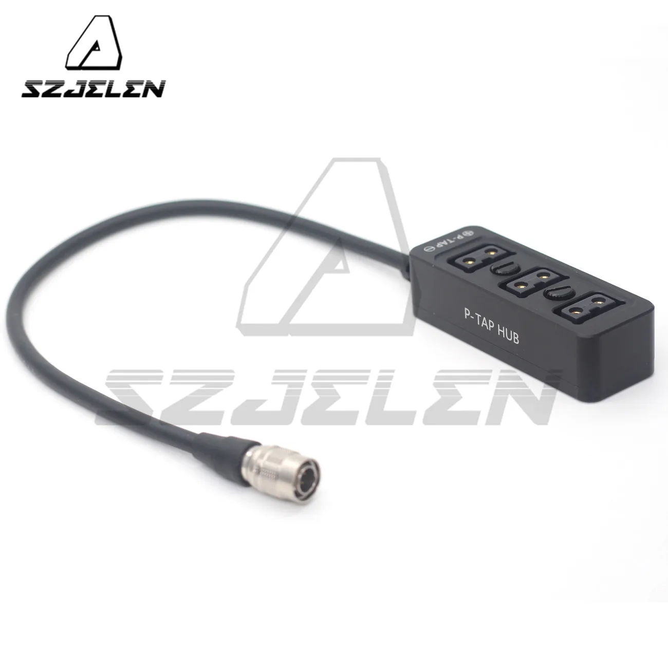 Imagem -03 - Hirose 4pin 12v para 3-port Dtap Feminino Ptap Splitter Metal Shell Distribuidor Dtap Vermelho Azul Preto