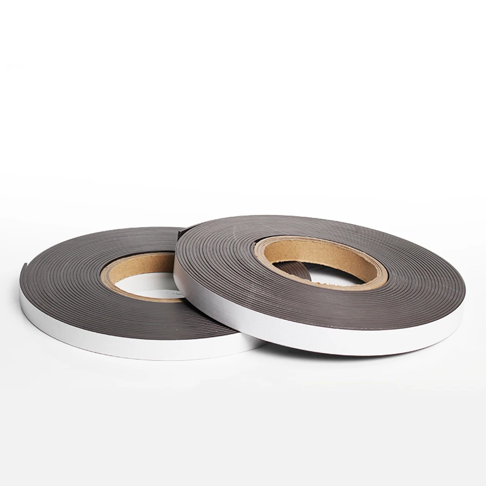 1 Meter Self Adhesive Magnetic Tape Width 10-50mm Thick 1/1.5/2mm Flexible Craft Sticky Magnet Strip Fridge Magnets