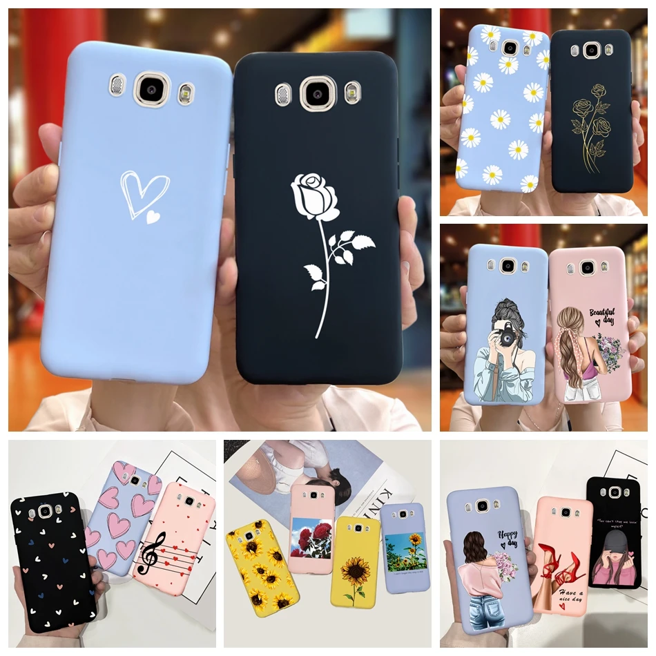 Lovely Phone Case For Samsung Galaxy J7 2016 Case Silicone Candy Cover Bumper For Samsung J7 2016 J710 J710H SM-J710F Soft Cases