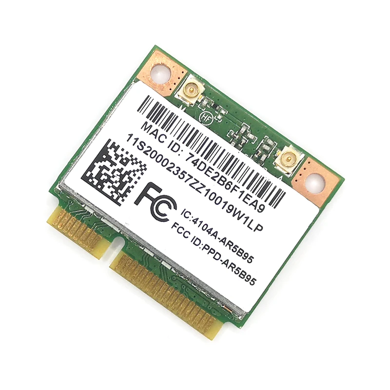 Used WIFI CARD For Lenovo V460 G460 Z460 Z560 Y460 Z475 E46a E46g G455 G460 X230 G480 AR5B95 AR9285 wireless network adapte