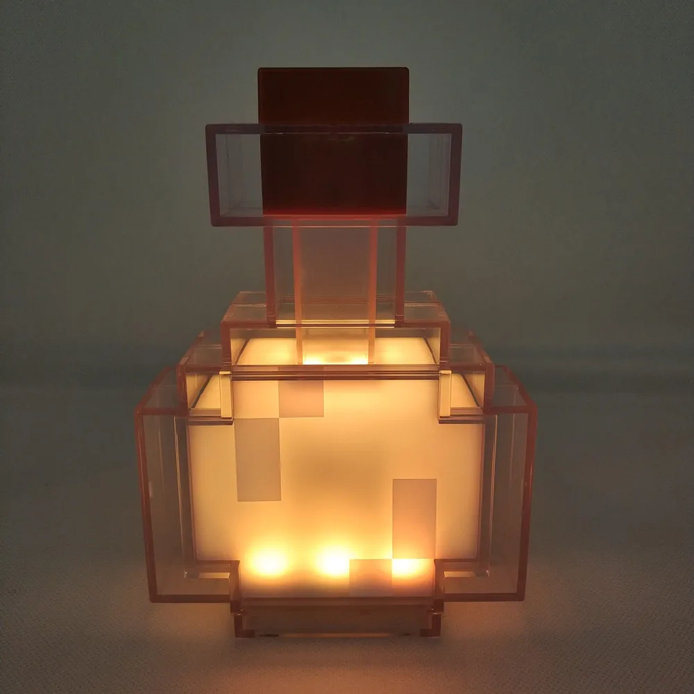 Color Changing Potion Bottle Lights Up and Switches Between 8 Different Colors Shake Control Night Lamp Toy