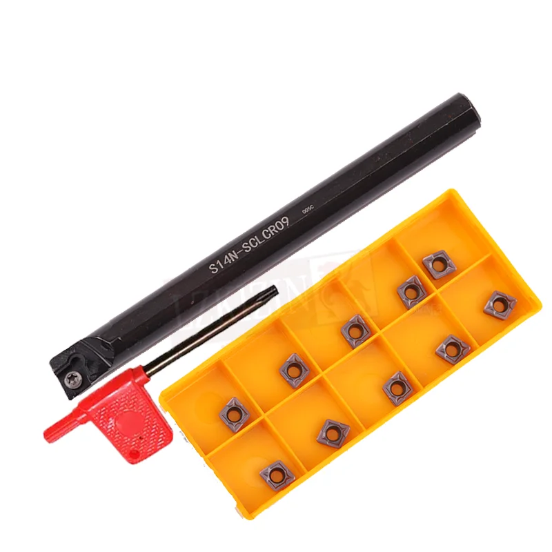 1PC S12M S14N S16Q S18Q SCLCR06 SCLCR09 CNC เครื่องตัดเครื่องมือกลึงภายในเครื่องมือที่ยึด CCMT060204 CCMT09T304แทรกสำหรับ P.M.