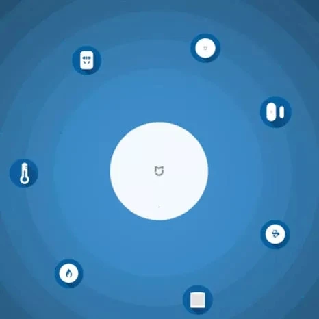 Xiaomi Mijia Đa Chế Độ Cửa Ngõ ZigBee 3.0 WIFI Bluetooth Lưới Trung Tâm Tiếng Nói Điều Khiển Từ Xa Có Tác Dụng Với APP Mi Home apple Homekit