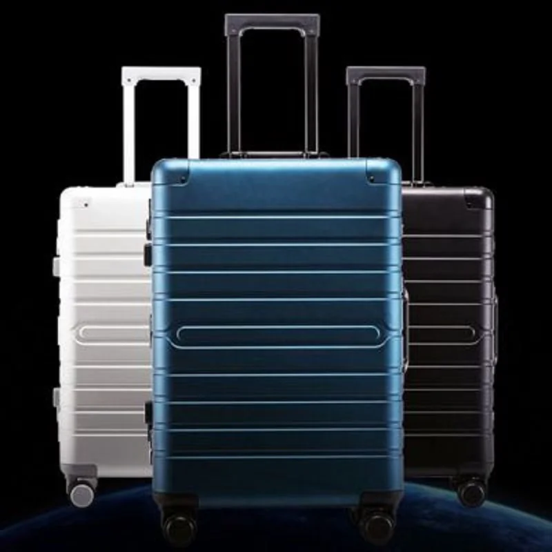 Aluminum Material Technology And Fashion High Quality 20/24/28 Size Travel Luggage Spinner Brand Travel Suitcase