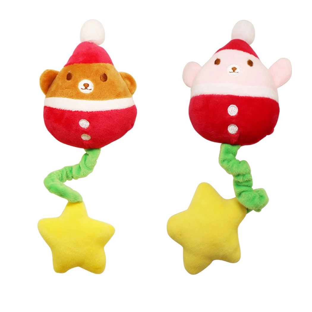 Funny Pet Toys Novelty Cute Doll With Star Plush Pet Rope Toy Dog Sound Toy Chew Toys Pet Supplies