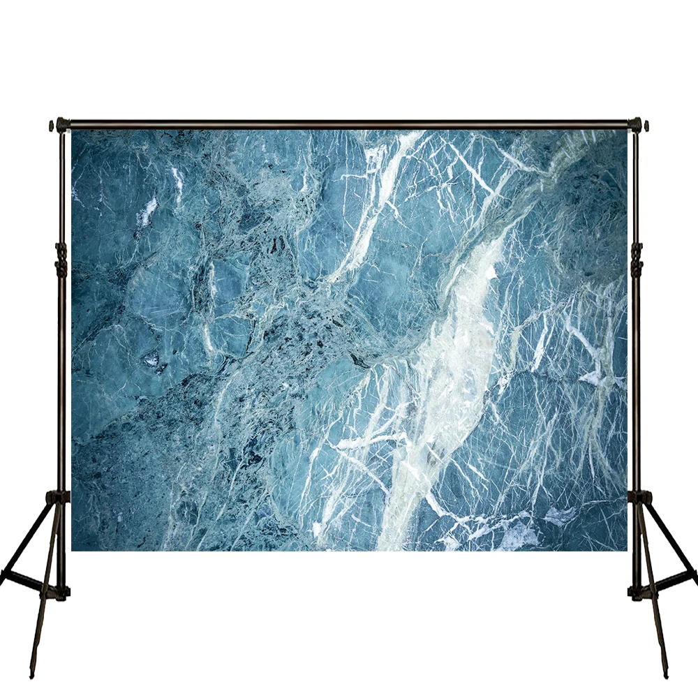 VinylBDS Blue Brick Wall Background Photography Marble Pattern Achtergrond Doeken Fotografie Children Backgrounds Photo Studio