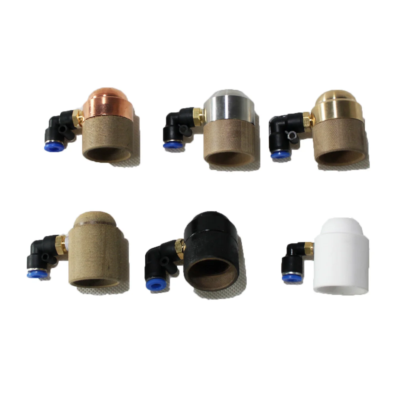 6PC P80 Plasma Bị Tiêu Thụ CNC Shield Cup Đầu Phun Nước Làm Lạnh Làm Lạnh Adpater P80 Plasma Bị Tiêu Thụ
