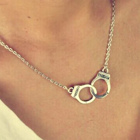 Aihua Heißer Verkauf Hohl Dreieck Herzen Mond Sterne Halsketten für Frauen Colliers Kette Halsketten Bijoux Collier Femme – Detail 16