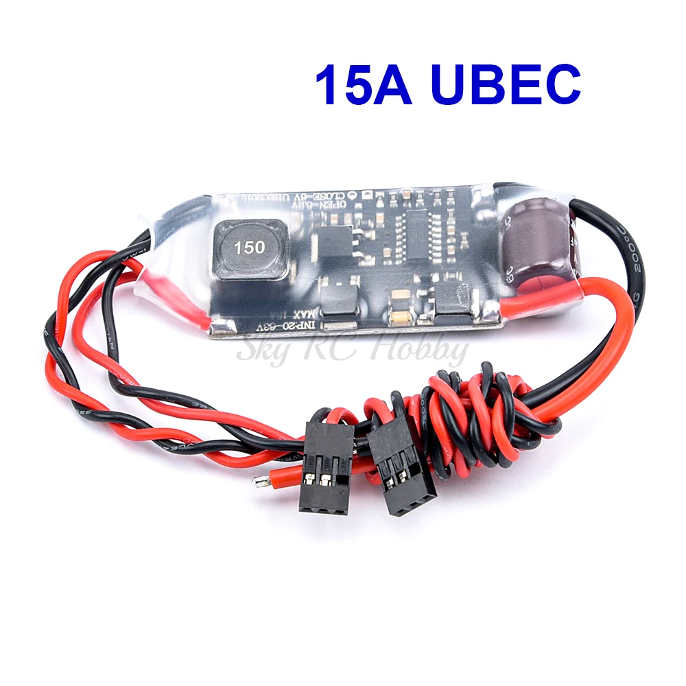 UBEC BEC 5V 3A 5A 7A 5V/3A 5V/5A 5V/7A 15A Lowest RF Noise BEC Full Shielding Antijamming Switching Regulator FPV RC Parts