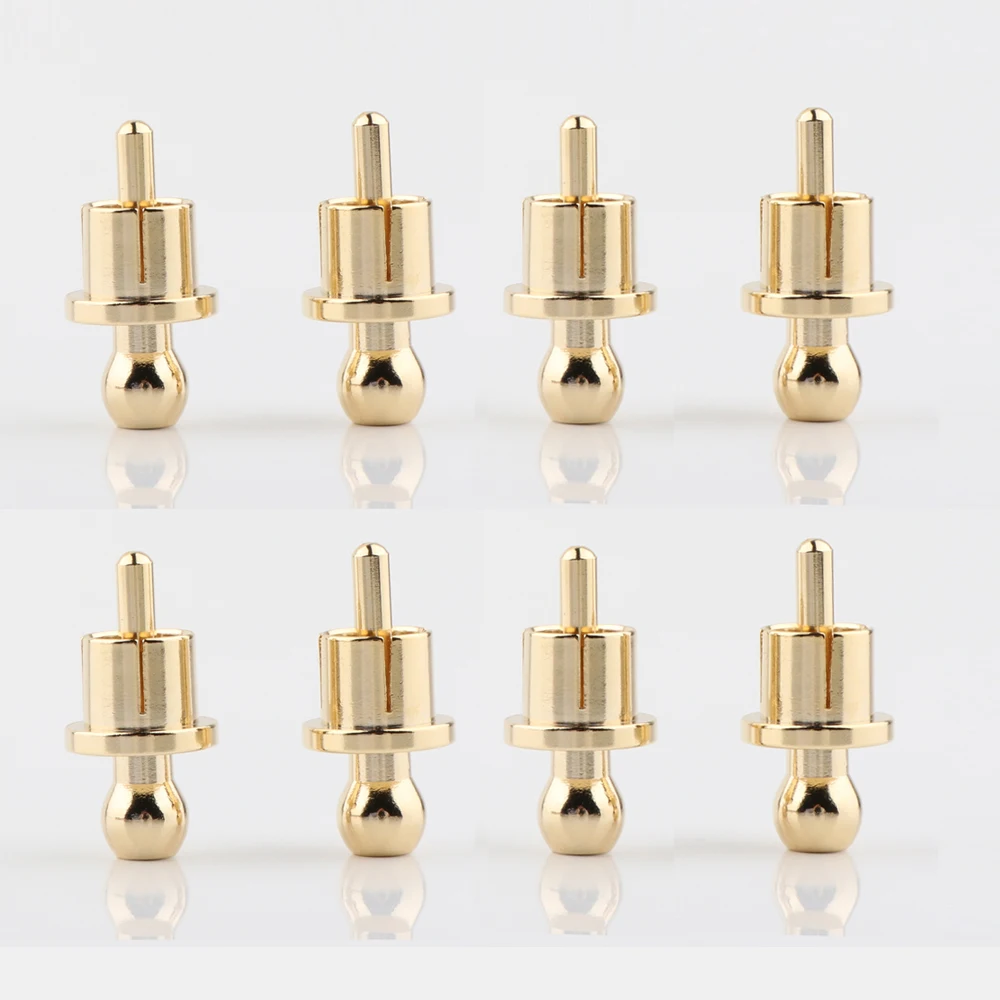 

10/16/24PCS RCA Dust Caps RCA Shorting Plugs Audio RCA Male Plugs Shileding Caps Detachable Center Pin Noise Stopper for Amplifi