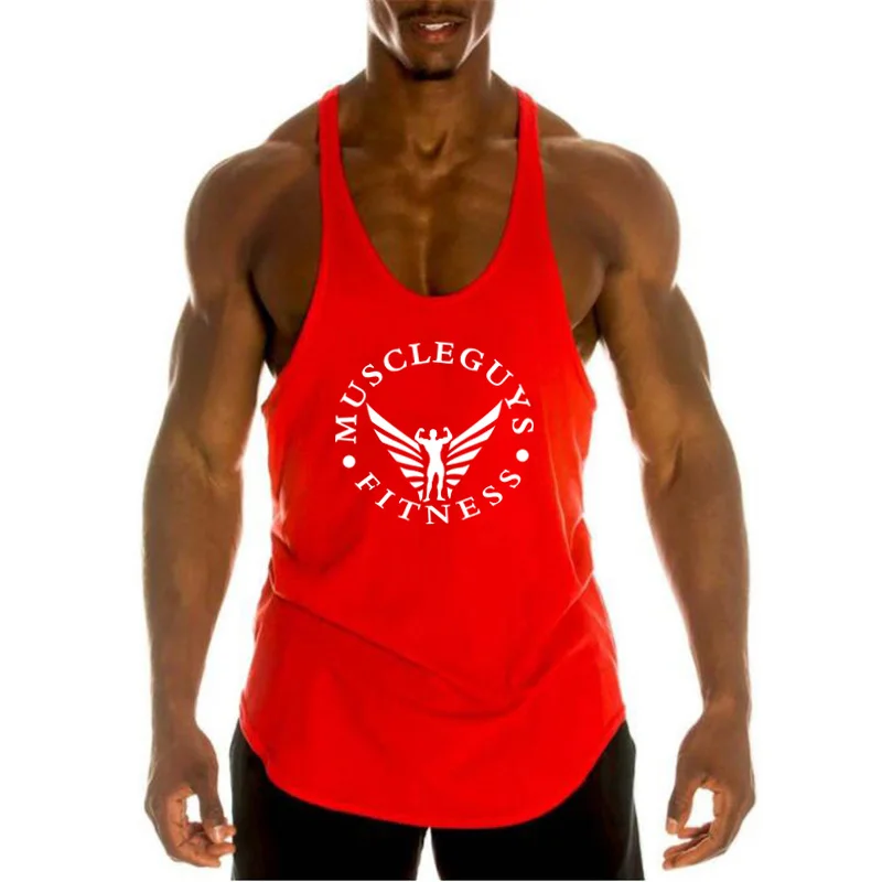 Workout Clothing Fitness Top Men Gym Tank  Mens Bodybuilding Brand Vest Muscle Sleeveless Singlets Fashion Sports Shirt