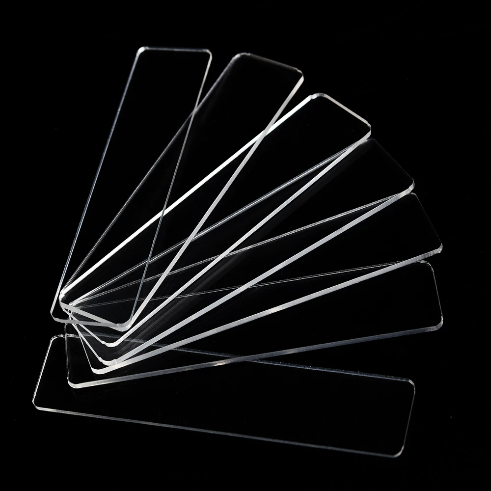 AriesLibra False Nail Tips Holder 10Pcs Clear Nail Art Display Stand Acrylic Fake Nails Showing Stand Manicure Tools Nails