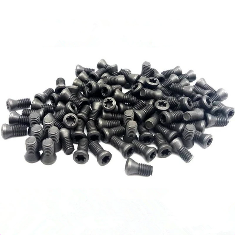 حار 50 قطعة/الوحدة M2 * 6 M2.5 * 6 M2.5 * 8 M3 * 8 M3 * 10 M3 * 12 M3.5 * 8 M3.5 * 10 M3.5 * 12 M4 * 10 M4 * 12 M5 * 10 CNC براغي Torx بديلة لأدوات المخرطة