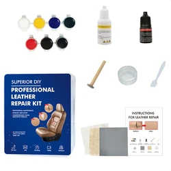 Household Leather Repair Kits 65g Resin Repair Liquid Cream Car Seat Sofa Leather Product Scratch Restoration