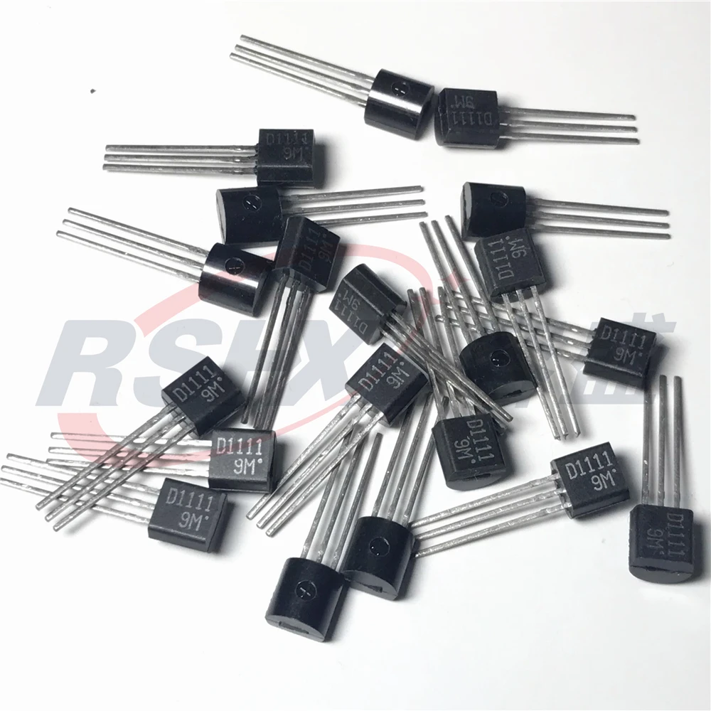 2SD1111 D1111 NPN 80V 0.7A 0.6W TO-92 New Original 10pcs/Lot