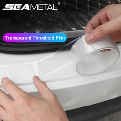 SEAMETAL Car Door Threshold Film Anti Scratch Door Edge Protector Wear-Resistant Auto Paint Guard Protective Film Bumper Sticker