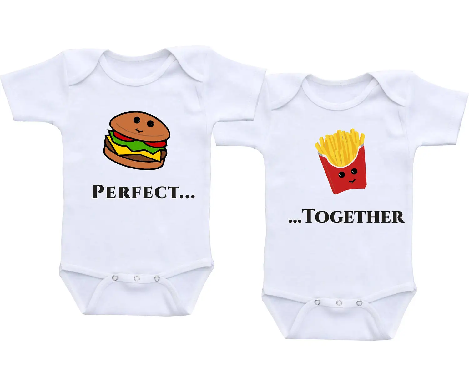 Twin Baby Clothes Twin s Outfits Boys Girls Twin Baby Shower Gift Summer Short Sleeve Bodysuits Brothers/sisters