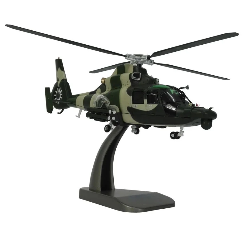 

1/48 Scale Alloy Aircraft Chinese Air Force Helicopter WZ-9 Fighter Z-9G Model Toys Children Kids Gift for Collection Decoration