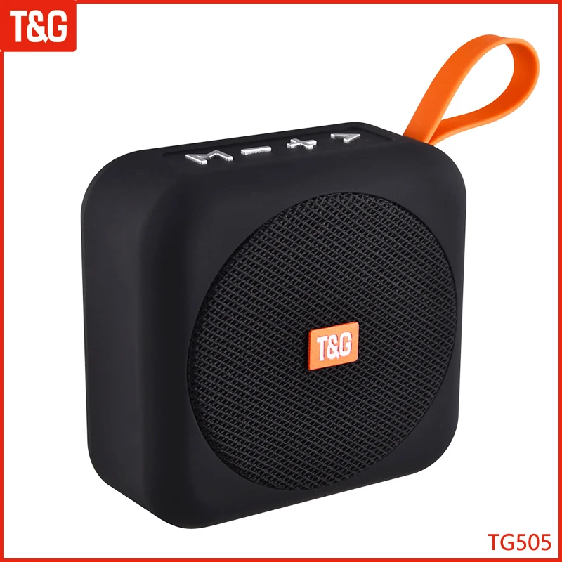 T & G беспроводной мини-динамик Bluetooth стерео портативный динамик s сабвуфер Bluetooth с FM-радио уличная Колонка громкий динамик TG505