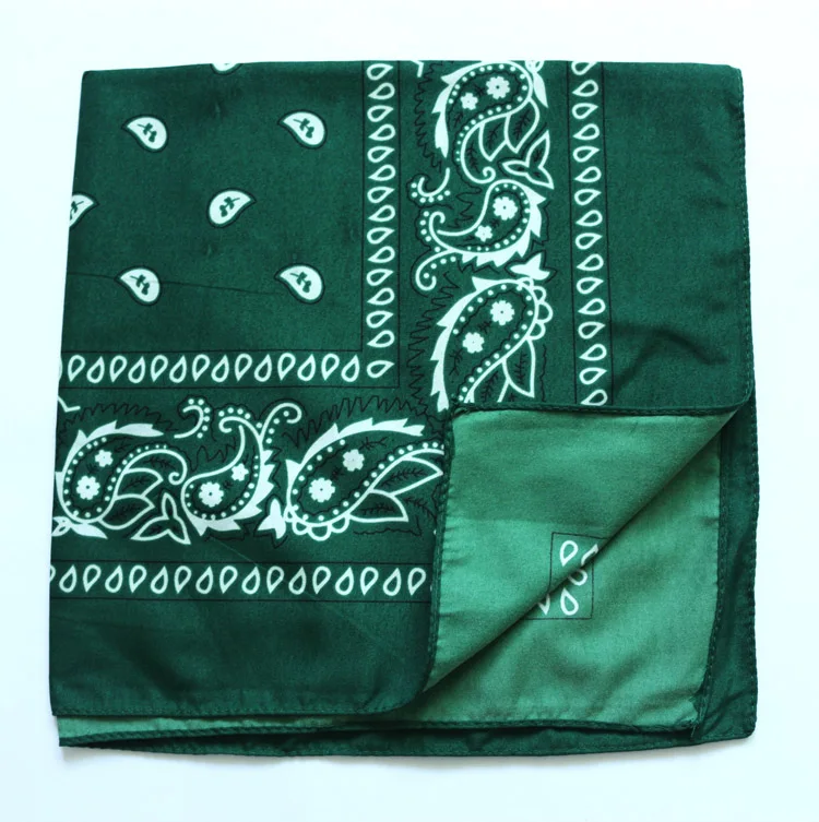 Pañuelo de Cachemira para niño y niña, Bandana deportiva de 55CM, diadema de poliéster, tocado