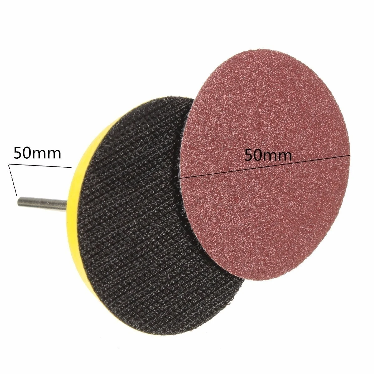 200 Chiếc 2 Inch 50Mm Ba Lan Miếng Dụng Cụ Mài Nhám Đĩa Chà Nhám Đĩa Cát Giấy