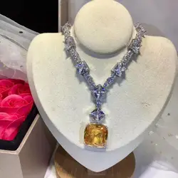 HIBRIDE Luxury Bridal Wedding Jewelry Sets AAA CZ Classic Design Women 2pc Set Engagement Ceremony and Anniversary Bijoux N-885