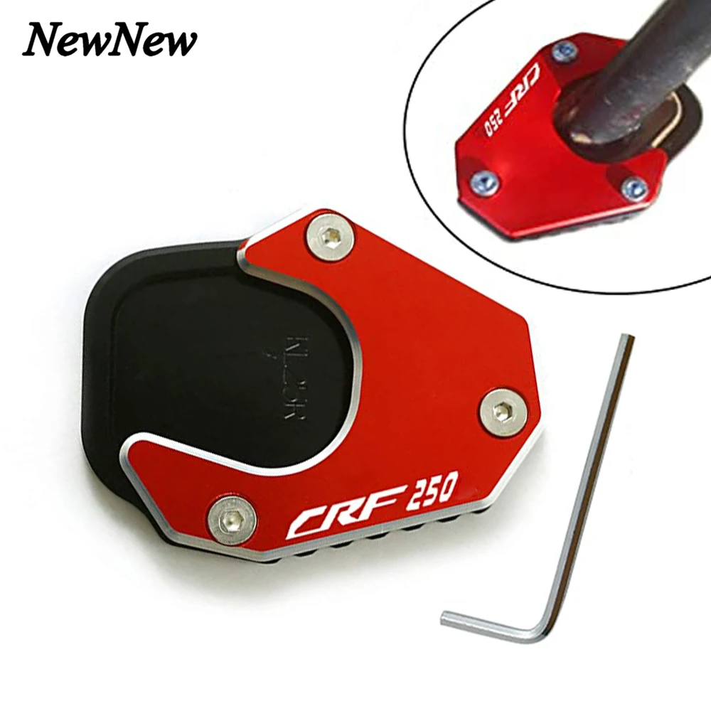 دراجة نارية نك مسنده القدم الجانب حامل تمديد الوسادة دعم لوحة تكبير حامل لهوندا CRF 250 رالي CRF250L 2017-2023