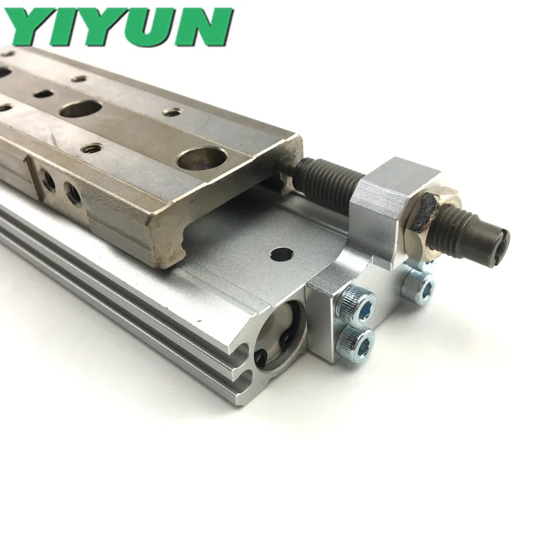 MXQ25-10BS/20BS/30BS/40BS/50BS MXQ25-10BT/20BT/30BT/40BT/50BT CS CT YIYUN Pneumatic cylinder Air Slide Table MXQ Series
