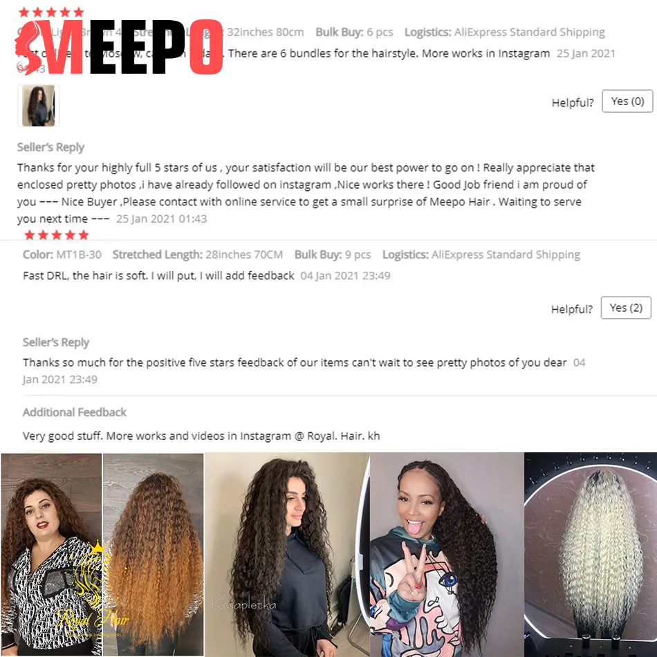 Meepo Afro Kinky Krullend Synthetisch Haar Bundels 70Cm Super Lange Krullen Volledige Hoofd Pure Blonde Weave Ombre Hair Extensions