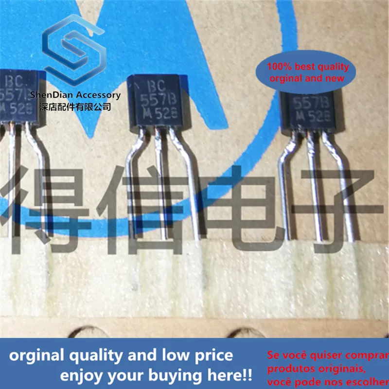 30pcs 100% orginal new BC557B 557 TO-92 Amplifier Transistors(PNP Silicon) real photo