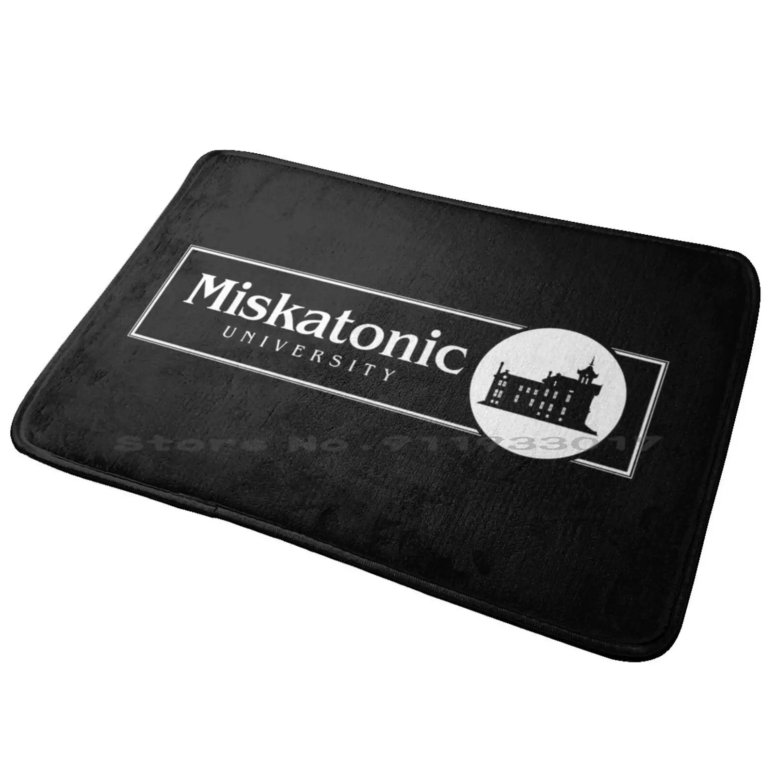 Miskatonic University-Pickman Hall Entrance Door Mat Bath Mat Rug Balloons Balloon Mickey Balloon Happiest Place On Earth