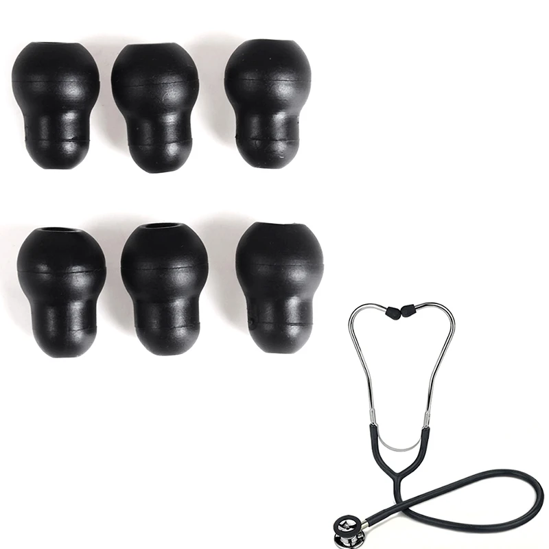 

6Pcs Stethoscope accessories Super Comfortable and Soft Stethoscope Earplug Eartips Earpieces for Stethoscope Gourd earplugs