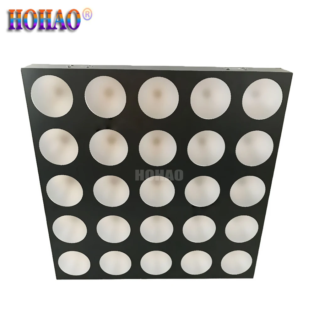 

HOHAO 25pcs Matrix Beam Lights Dyeing COB RGBW Colorful Background Lamp Wedding Bar Performance Dmx512 DJ Sound Music